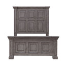 Liberty Furniture Big Valley Queen Mansion Panel Bed in Graystone