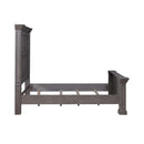 Liberty Furniture Big Valley Queen Mansion Panel Bed in Graystone