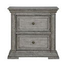 Big Valley 2 Drawer Night Stand w/ Charging Station