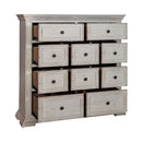 Liberty Furniture Big Valley 10 Drawer Chesser in Whitestone