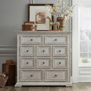 Liberty Furniture Big Valley 10 Drawer Chesser in Whitestone
