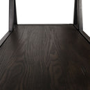 Arista Chair Side Table in Cobblestone Brown
