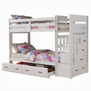Allentown Twin-Twin Bunk Bed With Trundle and Storage
