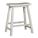 Liberty Furniture Creations II 30 Inch Sawhorse Barstool in White (Set of 2)