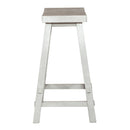 Creations 24 Inch Sawhorse Counter Stool - White image