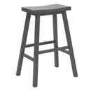 Liberty Furniture Creations II 30 Inch Sawhorse Stool in Gray (Set of 2)