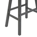Creations 30 Inch Sawhorse Stool- Gray image