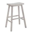 Creations 30 Inch Sawhorse Stool- White image