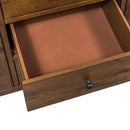 Liberty Furniture Hearthstone Buffet in Rustic Oak