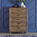 Ridgecrest King Storage Bed, Dresser & Mirror, Chest, Night Stand