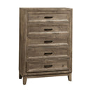 Ridgecrest 5 Drawer Chest in Cobblestone