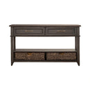 Mill Creek 2 Drawer Sofa Table in Peppercorn image