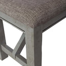Newport Dining Bench in Smokey Grey image