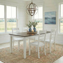 Landale 5 Piece Leg Table Set image
