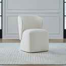 Accent Dining Accent Dining Chair w/ Casters - Ivory image