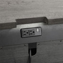 Liberty Furniture Modern Farmhouse Nightstand in Dusty Charcoal