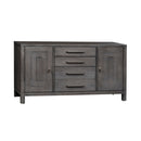Modern Farmhouse Credenza in Dusty Charcoal