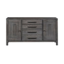 Modern Farmhouse Credenza in Dusty Charcoal
