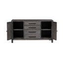 Modern Farmhouse Credenza in Dusty Charcoal