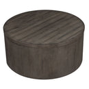 Modern Farmhouse Drum Cocktail Table