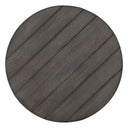 Modern Farmhouse Splay Leg Round Cocktail Table in Dusty Charcoal