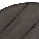 Modern Farmhouse Splay Leg Round Cocktail Table in Dusty Charcoal image