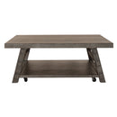 Modern Farmhouse Oversized Square Cocktail Table
