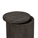 Modern Farmhouse Drum End Table image