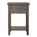 Modern Farmhouse Drawer Chair Side Table