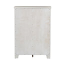 Modern Farmhouse 5 Drawer Chest in White