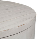 Modern Farmhouse Drum Cocktail Table