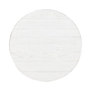 Modern Farmhouse Splay Leg Round Cocktail in Flea Market White