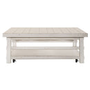 Modern Farmhouse Oversized Square Cocktail Table