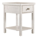 Modern Farmhouse Drawer Chair Side Table