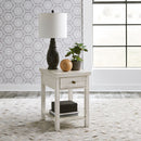Modern Farmhouse Drawer Chair Side Table image
