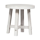Modern Farmhouse Splay Leg Round End Table image