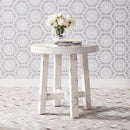 Modern Farmhouse Splay Leg Round End Table image