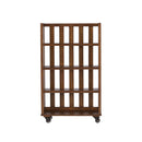 Arlington House Open Bookcase in Cobblestone Brown