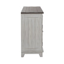 River Place Accent Server in Riverstone White & Tobacco image