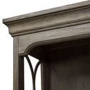Liberty Simply Elegant Credenza with Hutch in Heathered Taupe