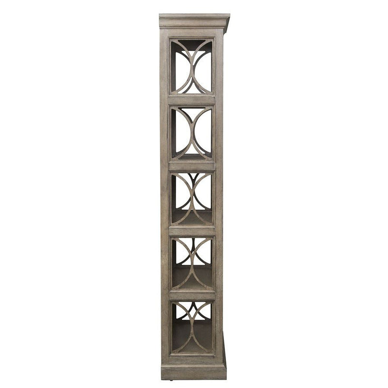 Liberty Simply Elegant Bookcase in Heathered Taupe