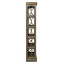 Simply Elegant Bookcase in Heathered Taupe