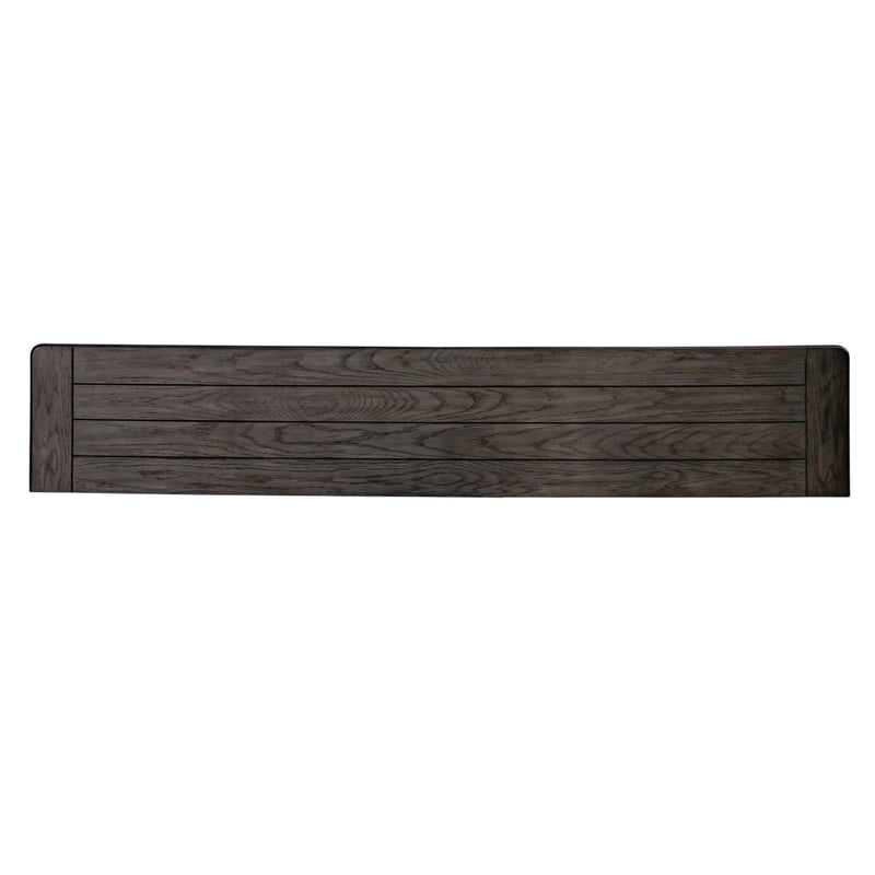 Liberty Furniture Allyson Park 72" Hall Table in Wirebrushed White with Charcoal Top EST SHIP TIME APPX 4 WEEKS