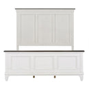 Liberty Furniture Allyson Park Queen Panel Bed in Wirebrushed White