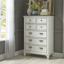 Liberty Furniture Allyson Park Drawer Chest in Wirebrushed White
