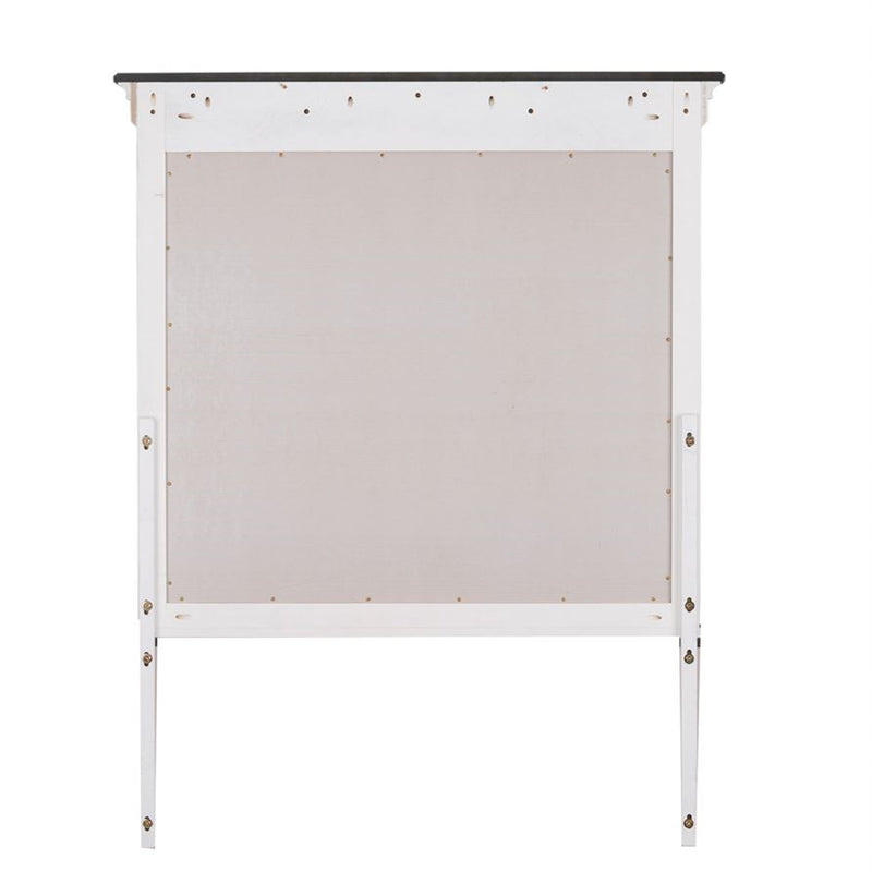 Liberty Furniture Allyson Park Mirror in Wirebrushed White