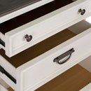 Allyson Park Nightstand in Wirebrushed White