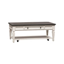 Allyson Park Rectangular Cocktail Table in Wirebrushed White image