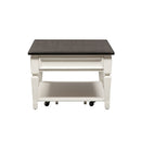 Allyson Park Rectangular Cocktail Table in Wirebrushed White