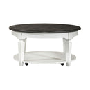 Allyson Park Round Cocktail Table in White image